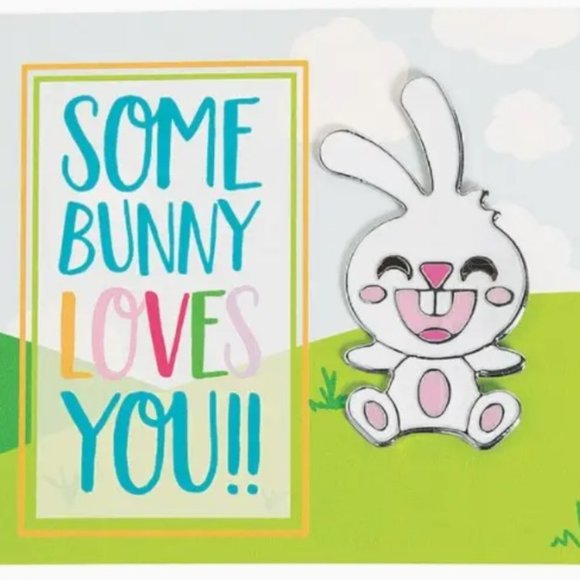 Bunny Easter Brooch - Picture 1 of 2